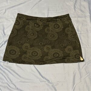 Tranquility by Colorado Clothing Black Floral Mini Skirt